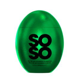 Soso Flor de sal Mandarina y especias 100 gr.